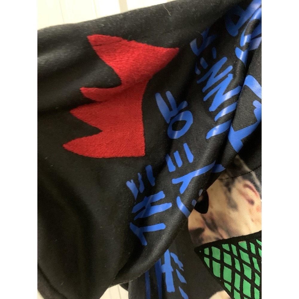 Bass by ron bass men's colourful black&red hoodie jacket XXL - Picture 6 of 16